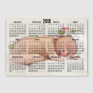 2018 Kalender-magnetisches personalisiertes Foto Magnetkarte