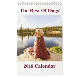 2018 le meilleur des chiens ! Calendrier