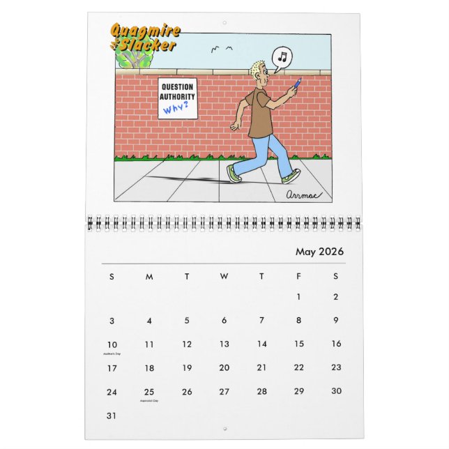 2018 Quagmire - Der Slacker-Kalender Kalender (Mai 2026)