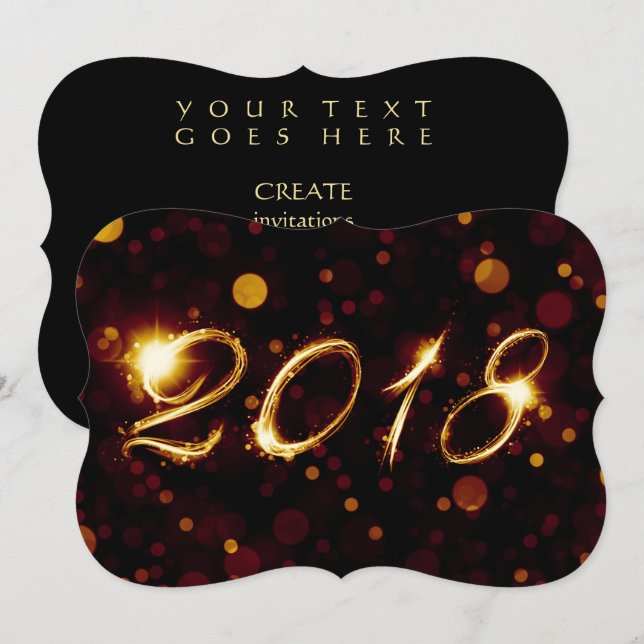 2018 (Scheinwerfer) Einladung (Vorne/Hinten)