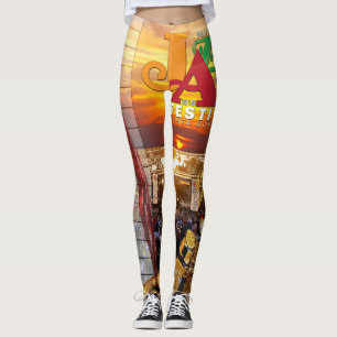 2018 Wein u. Jazzfest-Leggings Leggings
