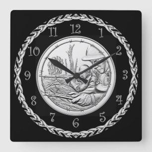 2018 Weltkrieg Doughboys Centennial Army Medal Ima Quadratische Wanduhr