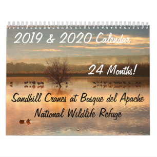 2019/2020 Kran-Vogel-Tier-Schutzgebiet Kalender