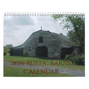 2019 Alte Rustikale Barnen Kalender