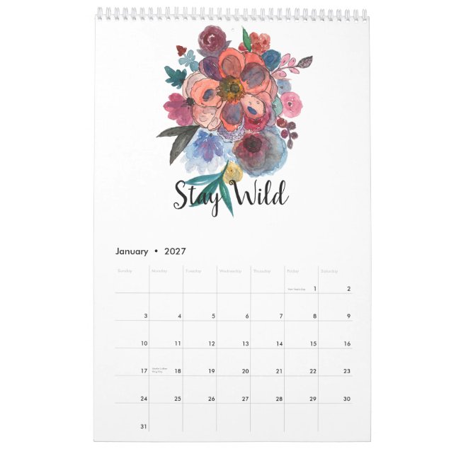 2019 calendriers (Jan 2027)