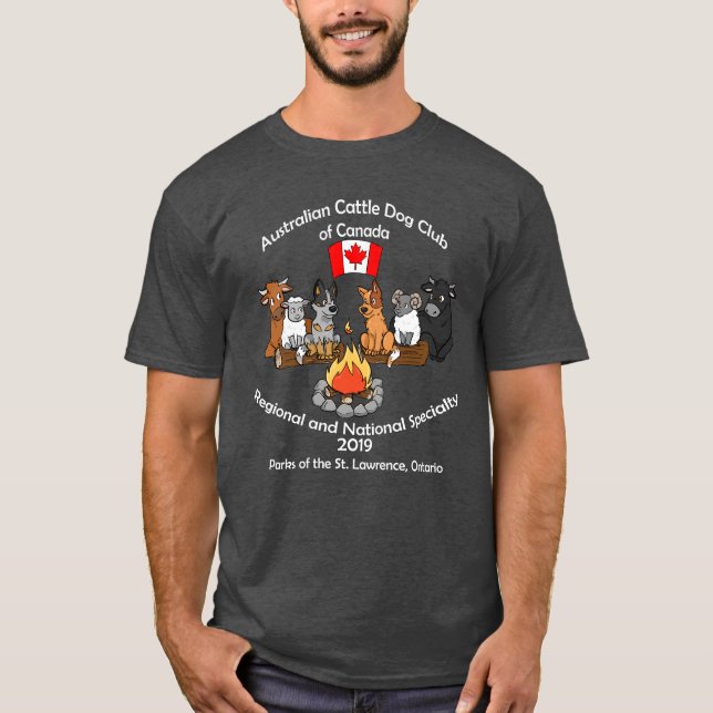 2019 Dunkle ACDCC-Shirts T-Shirt (Vorderseite)
