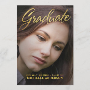 2019 graduierte Mitteilung der Einladung