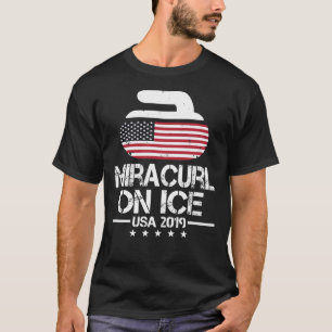 2019 Miracurl On Ice TShirt für US Stone Curling