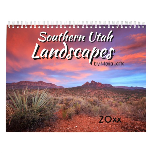 2019 südliche Utah-Landschaftsphotographie Kalender (Titelbild)