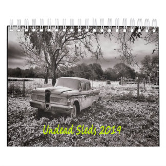 2019 untoter Schlitten-Kalender Kalender