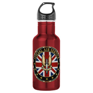 [201] Abzeichen "Special Air Service (SAS)" [3D] Trinkflasche