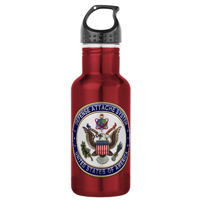 [201] Emblem des U.S. Defense Attaché System (DAS) Trinkflasche (Vorderseite)