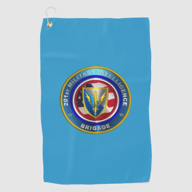 201. Expeditionary Military Intelligence Brigade Golfhandtuch (Vorderseite)