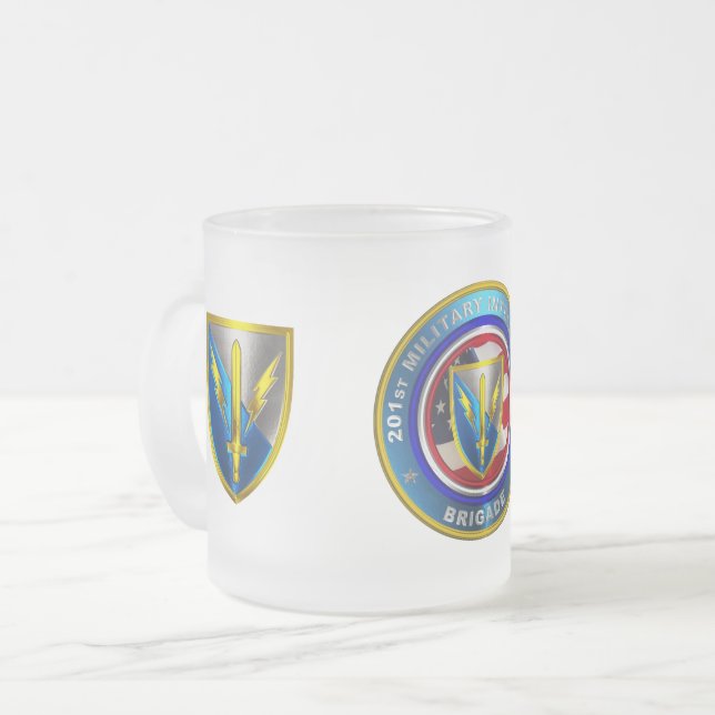 201. Expeditionary Military Intelligence Brigade Mattglastasse (Vorderseite Links)