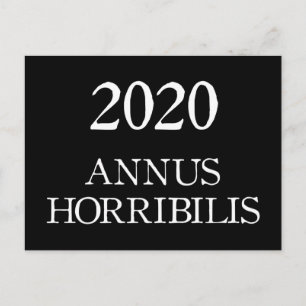 2020 Annus Horribilis Lateinisch Schreckliches Jah Postkarte