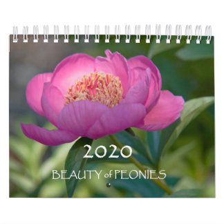 2020 Beauty of Peonies Kalender