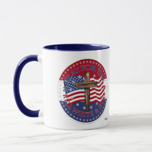 2020 Bete Für Die Rot-Weiß-Blau-Kreuzflagge Tasse