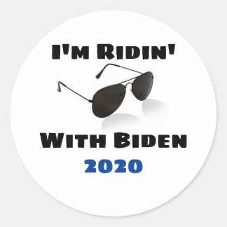 2020 bin ich bei Biden Runder Aufkleber