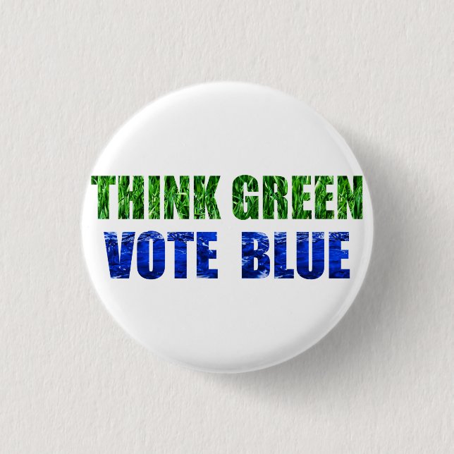 2020 DENKE ÖKOLOGISCH der Europaabgeordneten Button (Vorderseite)