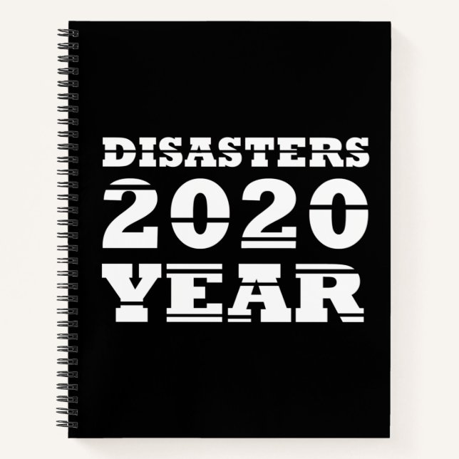 2020 Desaster Jahr Notizbuch (Vorderseite)