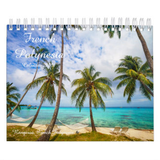 2020 Französische Polynesien-Souvenirkalender Kalender