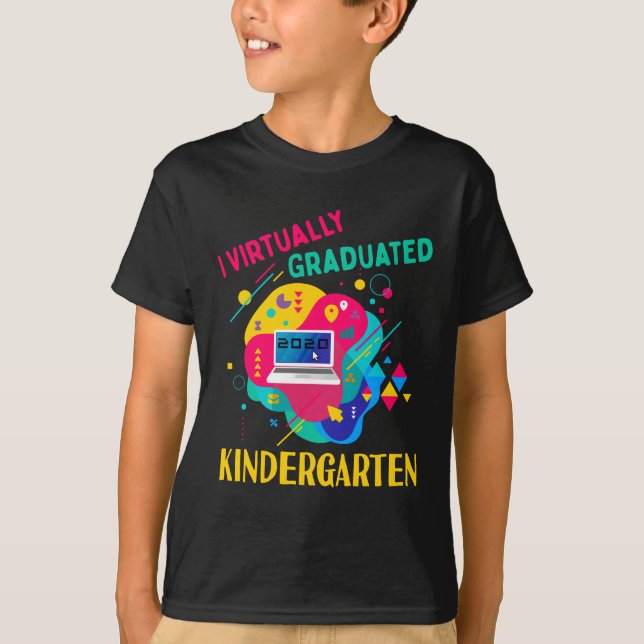 2020 habe ich praktisch einen Kindergarten absolvi T-Shirt (Vorderseite)