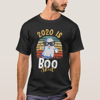 2020 ist Boo Sheet Ghost Tragen Sonnenbrille Hallo T-Shirt
