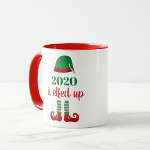 2020 ist das Funny Quarantine Weihnachtsfest-Spric Tasse