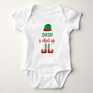 2020 ist das sonnige Weihnachts-Quarantäne-Sprichw Baby Strampler