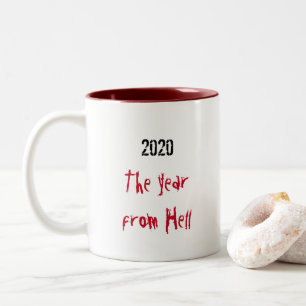 2020 Jahr nach der Hell-Tasse Zweifarbige Tasse