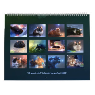 2020 Kalender - Alles über Katzen!