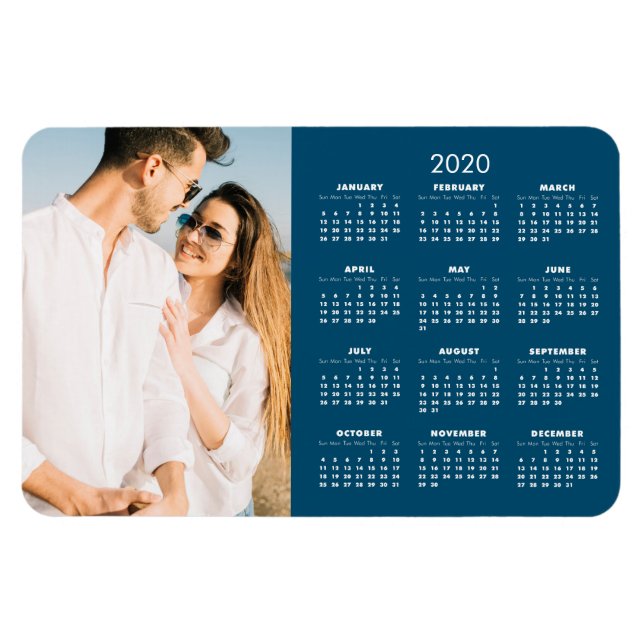 2020 Kalender Ihr Foto Magnet (Horizontal)