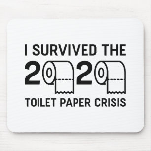 2020 Krise bei Toilettenpapier Mousepad