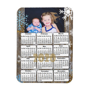 2020 MINI Calendrier Magnets avec votre photo de f