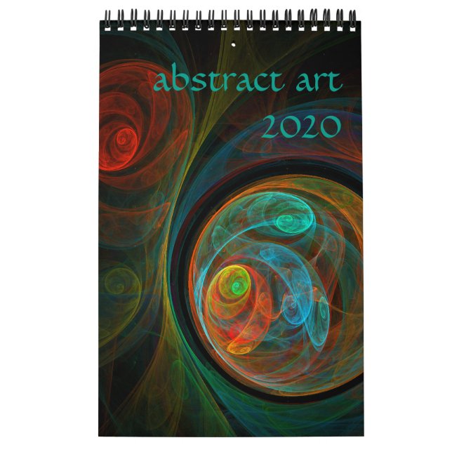2020 Moderne Abstrakte Kunst Kalender (Titelbild)