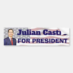 2020 Präsidentschaftswahl Julian Castro Autoaufkleber