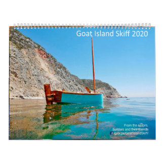2020 Segelboot-Kalender - Ziegeninsel Skiff Kalender