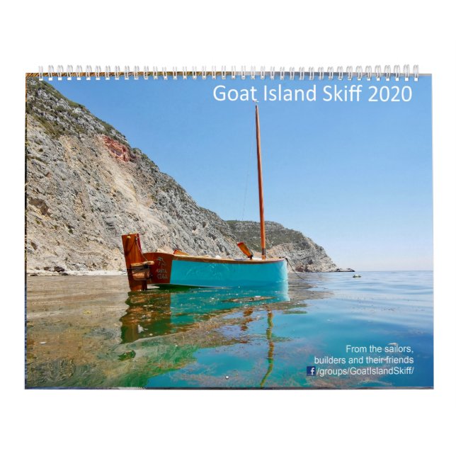 2020 Segelboot-Kalender - Ziegeninsel Skiff Kalender (Titelbild)