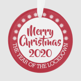 2020 serrure convid pandémie Noël rouge blanc