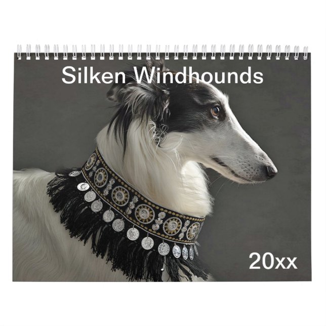 2020 Silberne Windhunde (1-1) Kalender (Titelbild)