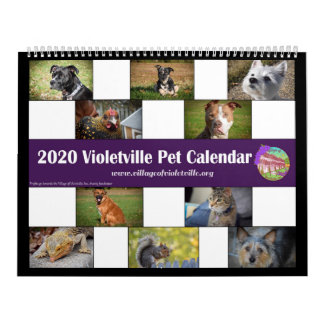 2020 Violetville Pet Calendar ~ Alle Haustiere Kalender