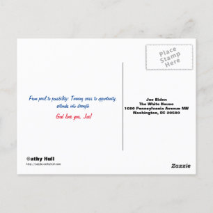 2020 Vision Vielen Dank Joe! Postkarte