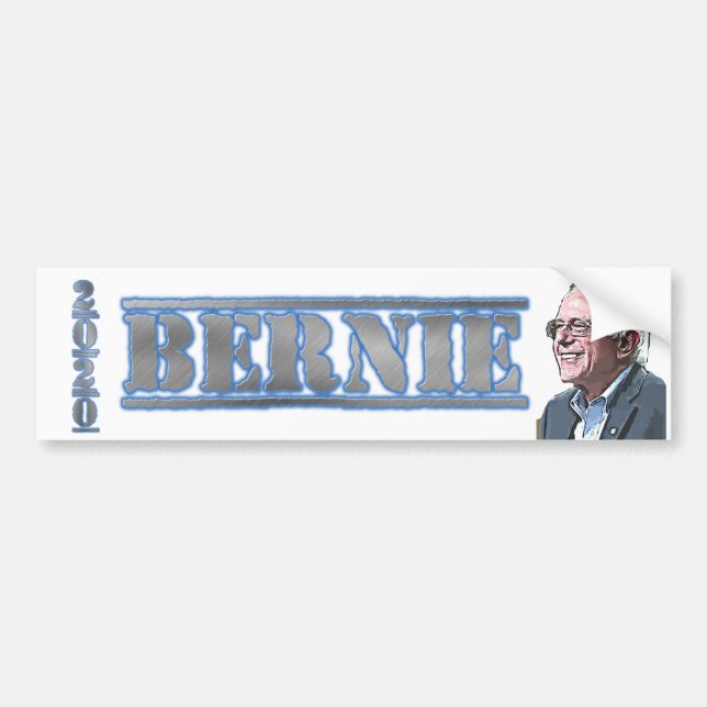 2020 Wahl Bernie Sanders Unterstützung Autoaufkleber (Vorne)