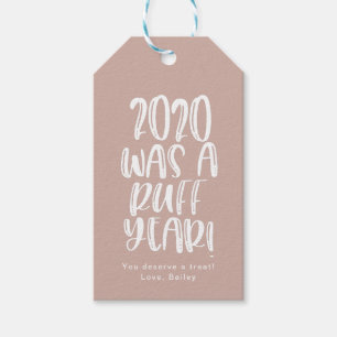 2020 war ein Ruff-Jahr Weihnachtsgeschenk des Hund Geschenkanhänger