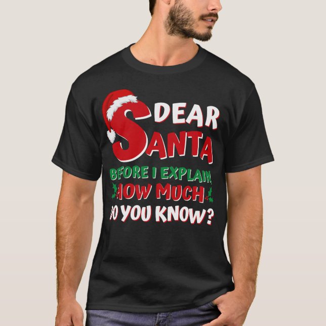 2020 Weihnachten Shirts Kinder Erwachsene Santa I  (Vorderseite)