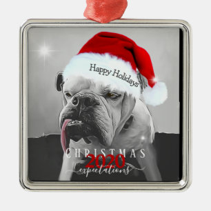 2020 Weihnachtserwartungen, Huey in Weihnachtsmann Ornament Aus Metall