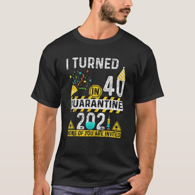 2021 40. Geburtstag T-Shirt F (Vorderseite)