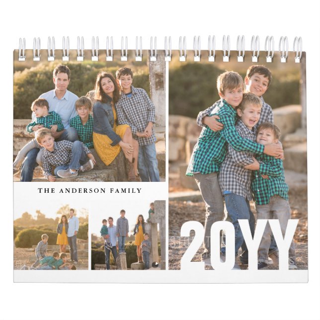 2021 Benutzerdefinierter Foto-Kalender Modern Kalender (Titelbild)