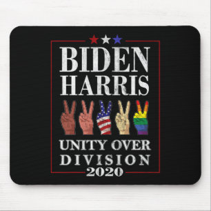 2021 Biden Harris Unity over Division Gift Mousepad
