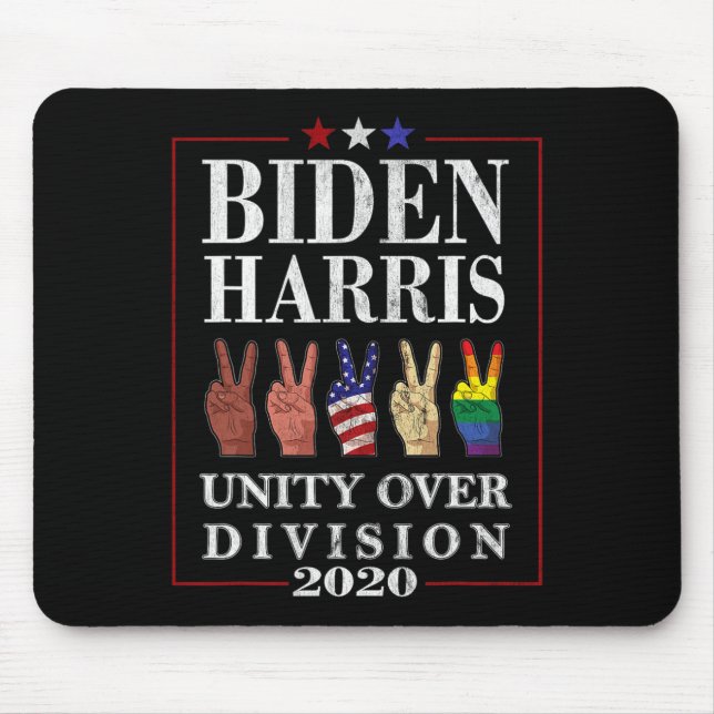 2021 Biden Harris Unity over Division Gift Mousepad (Vorne)